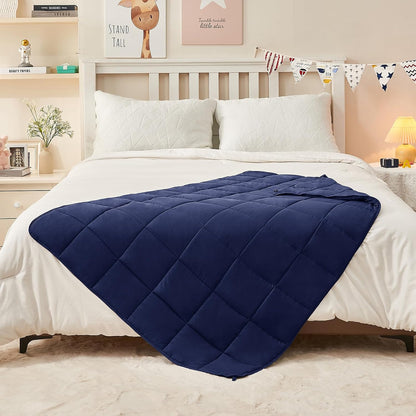 yescool Weighted Lap Pad 2 Pounds Weighted Lap Blanket, Space Plane Small Weighted Blanket, Weighted Throw Blanket Gifts for Travel Indoor Outdoor, 20"x30"