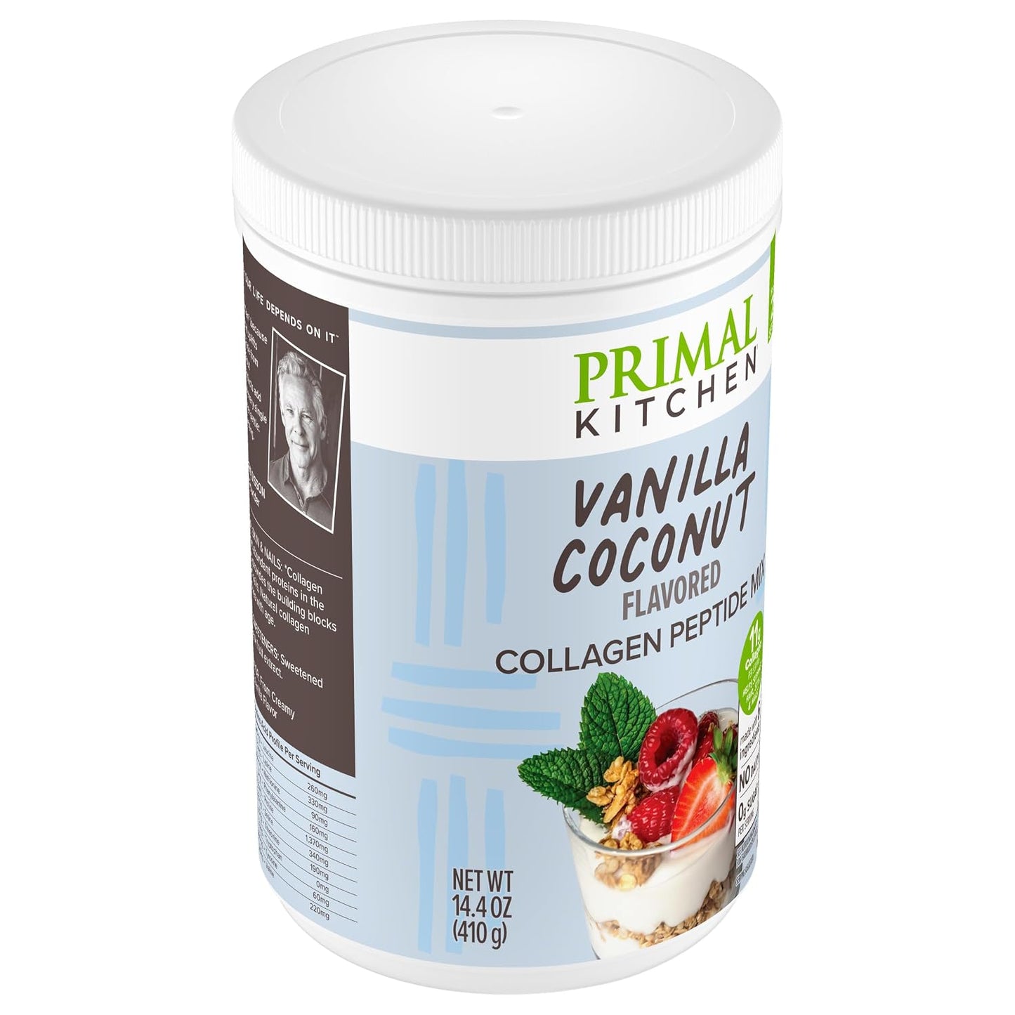 Primal Kitchen Matcha Collagen Keto Latte Powder, Sugar-Free Collagen Peptides, 9.33 Ounces
