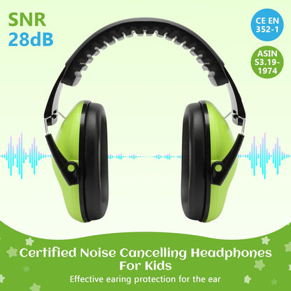 Floriogra 2 Pack Noise Canceling Headphones for Kids, Kids Ear Protection Earmuffs for Autism, Toddler, Children, Noise Cancelling Sound Proof Earmuffs/Headphones for Concerts, Air Shows, Fireworks
