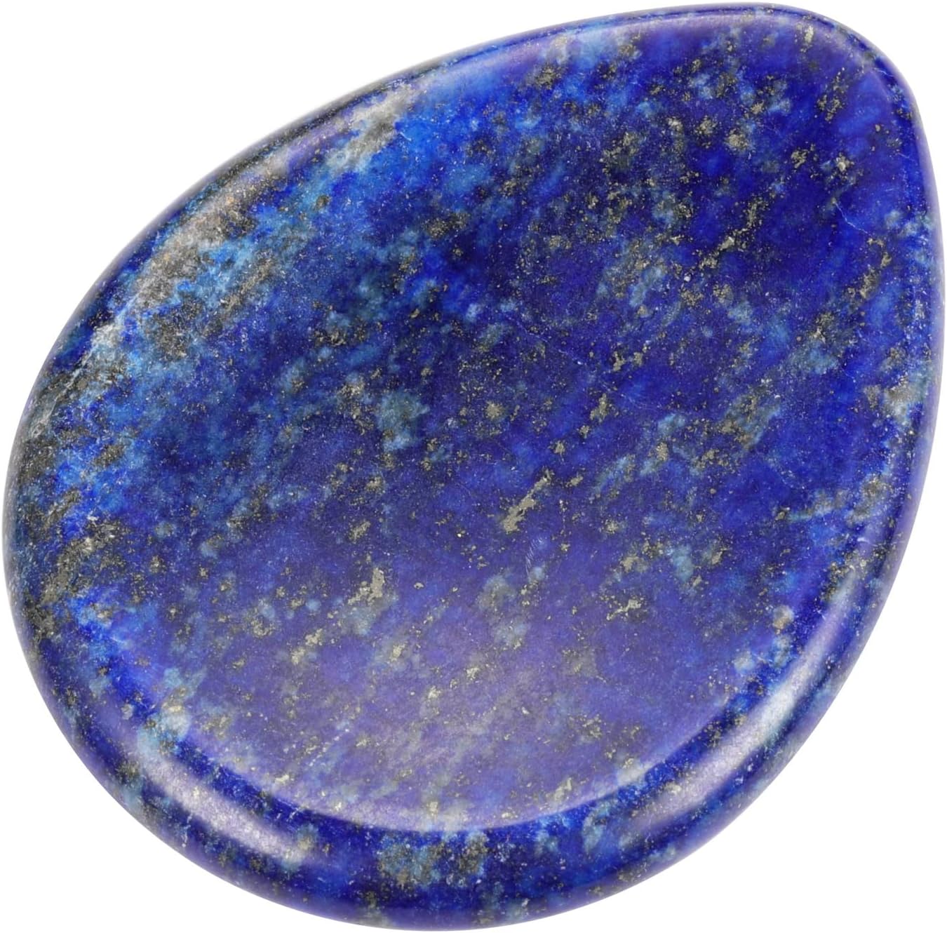 CrystalTears Tiger's Eye Thumb Worry Stone Healing Crystal Pocket Palm Stone Worry Stones for Anxiety Stress Relief