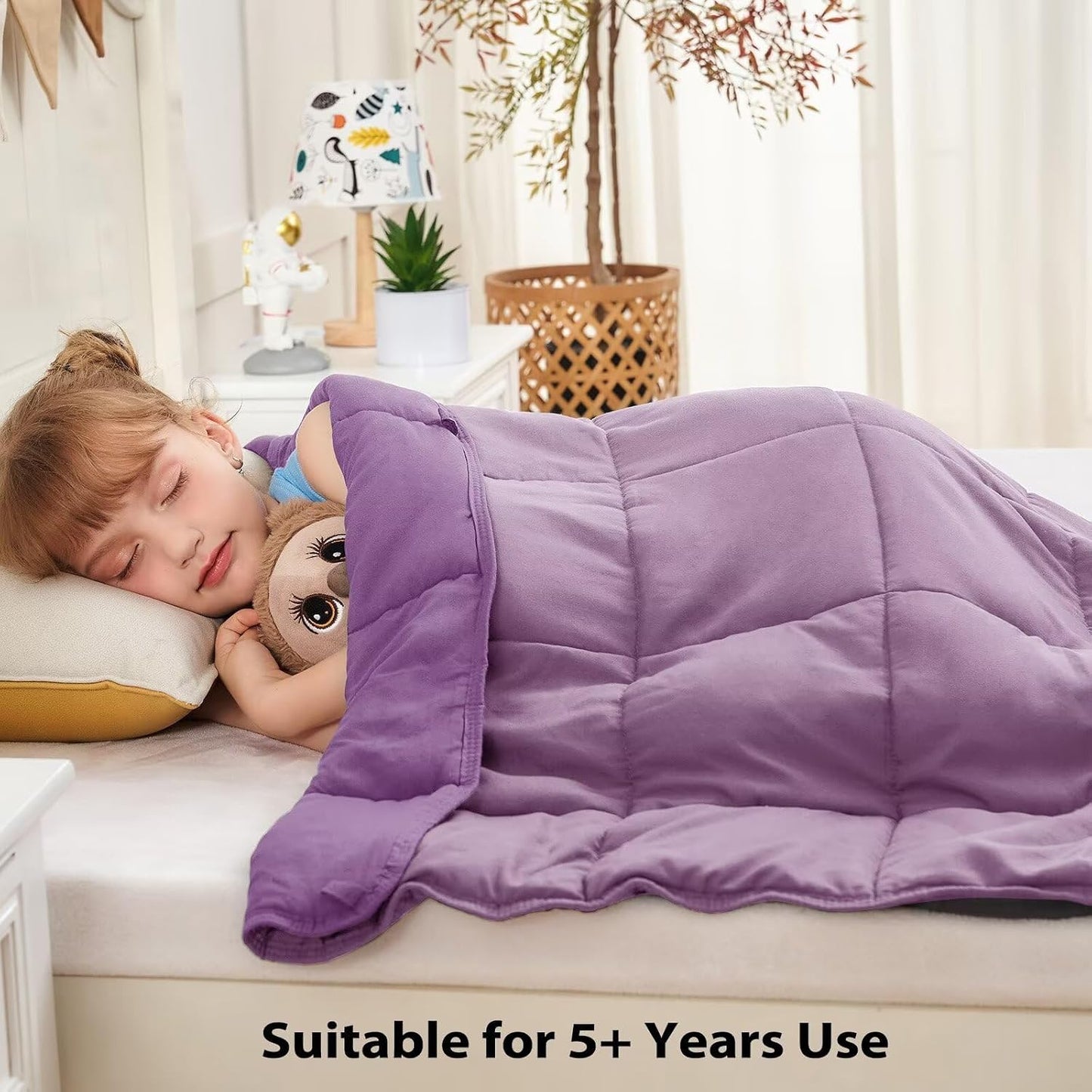 yescool Weighted Lap Pad 2 Pounds Weighted Lap Blanket, Space Plane Small Weighted Blanket, Weighted Throw Blanket Gifts for Travel Indoor Outdoor, 20"x30"