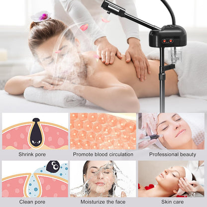 Winado 2 in 1 Facial Steamer with 5X Magnification Light, Deep Cleaning