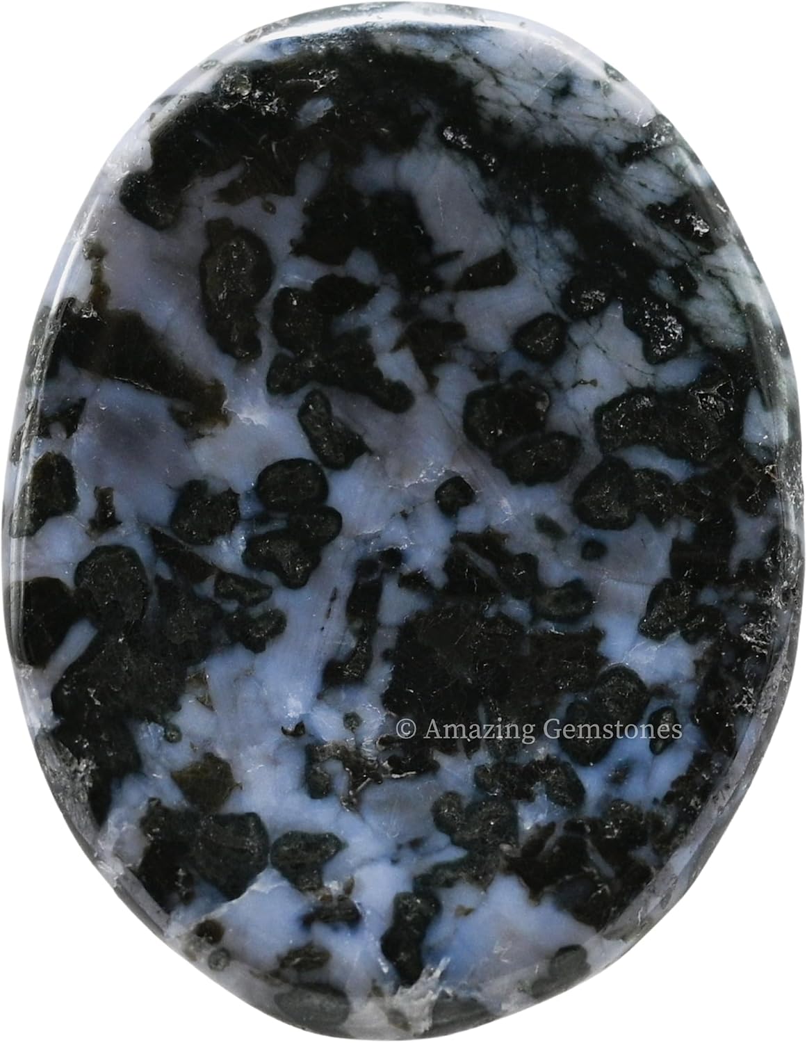 Amazing Gemstone Labradorite Thumb Worry Stone, Anxiety Stone, Healing Crystals - Piedra Crystal Fidget for Gift, Meditation, Calming, Relaxation, Stress Relief - Colors A