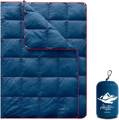Mini Camping Blanket Lightweight Puffy Camp Blanket