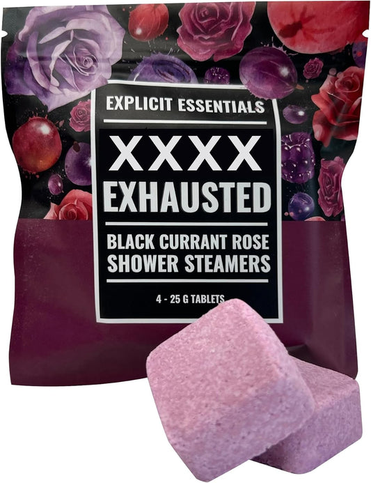 Explicit Essentials B Relax Shower Steamers | Lavender Mint Aromatherapy Shower Steamers for Relaxation & Stress Relief | Spa Shower Gift for Self-Care, Birthdays & Holidays