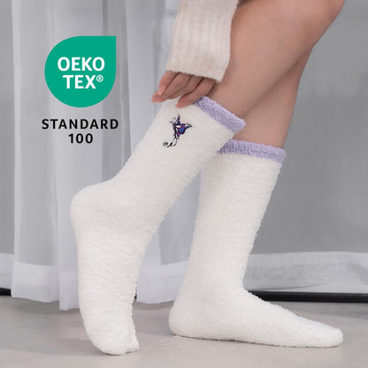 COOLMATE Fuzzy Socks for Women Gift Box – Cozy Soft Cloud Socks for Spa Home, Mother’s Day Gifts for Mom Grandma