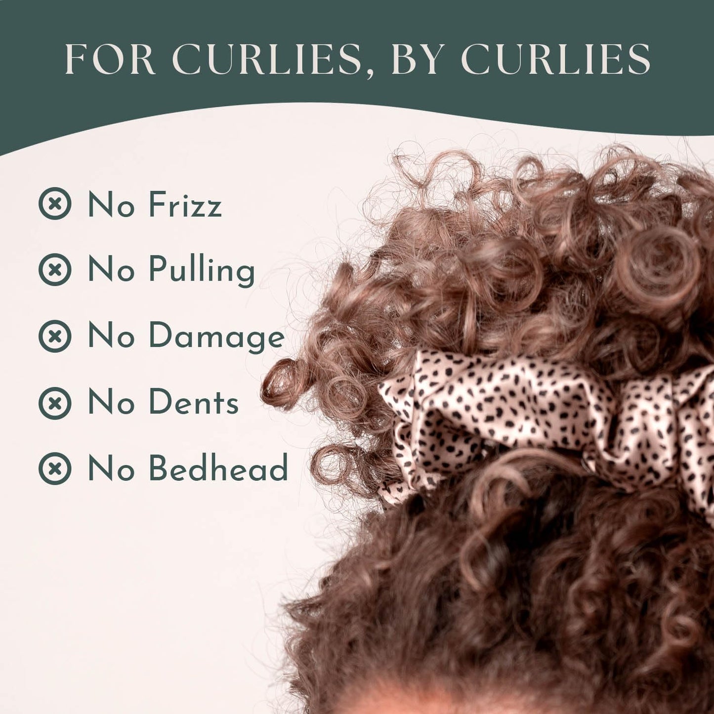 Silk Scrunchies for Women Ponytail Holders – Oversized Mulberry Silk Scrunchies – Extra Large No Damage Hair Ties for Curly, Thick, and Thin - Hair Accessories for Women – Black, XL By Curlfriend