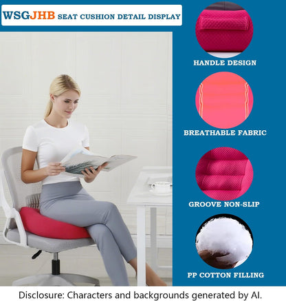WSGJHB Car Booster Seat Cushion Posture Cushion for Long Sitting