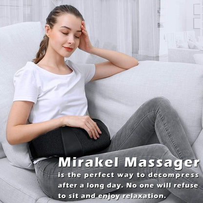 Shiatsu Neck Back and Shoulder Massager with Heat for Pain Relief Deep Tissue, Christmas Women Men Gifts for Mom Dad, Wife Husband, Him Her, Fathers Day, Mothers Day, Birthdays Gift (NOT Cordless)
