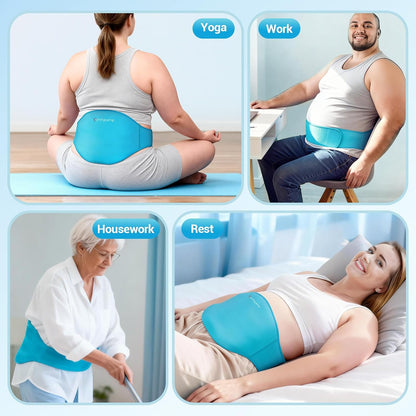 Comfytemp Large Ice Pack for Injuries Reusable Gel Ice Pack for Lower Back Pain Relief, Sciatica, Hot Cold Wrap Compress Recovery Item for Surgery, Swelling, Lumbar, Shoulder, Knee, Hip, for Men Women