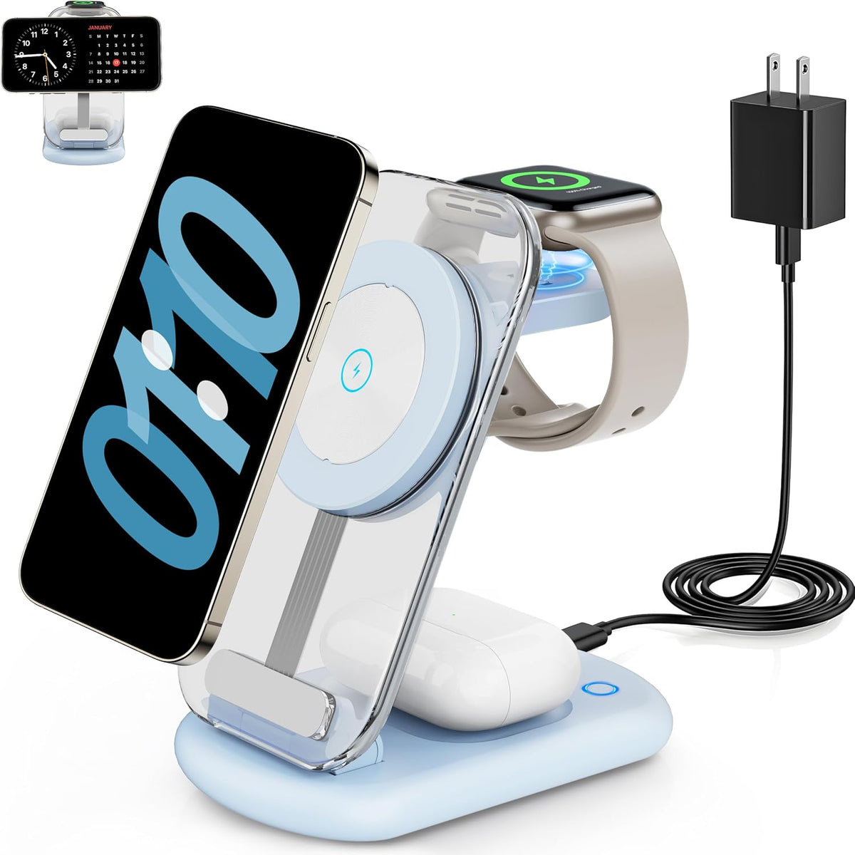 2026 Traveling Wireless Mag-Safe Fast Charging Station