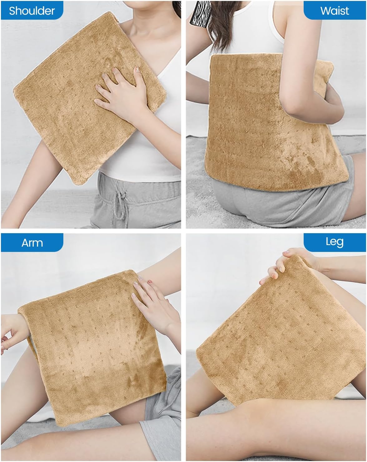 RENPHO Electric Heating Pad for Back with 10 Heat Levels