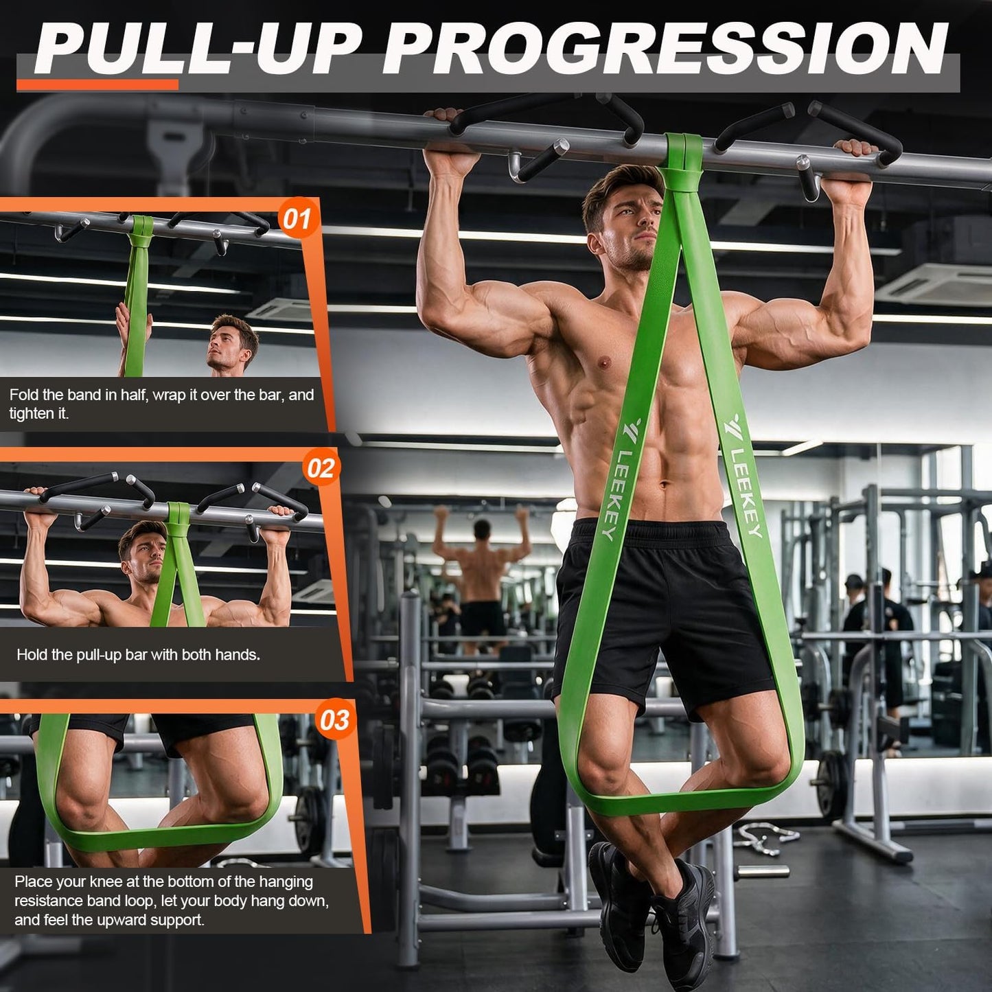 Resistance Bands for Pull Up Assist, Stretch Bands & Exercise Workout Set