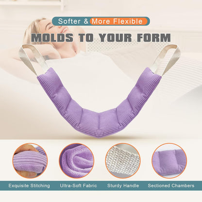 UNCN Heating Pad for Neck Shoulders & Back Microwavable Wrap Lavender Scent