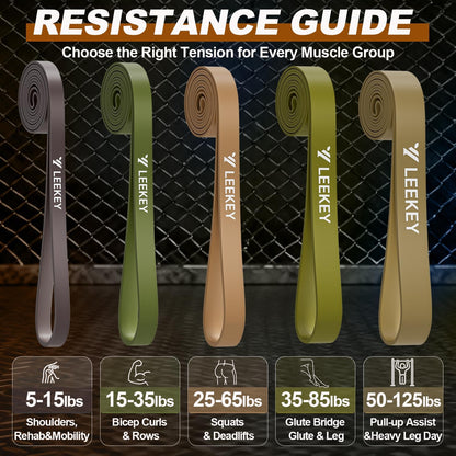 Resistance Bands for Pull Up Assist, Stretch Bands & Exercise Workout Set