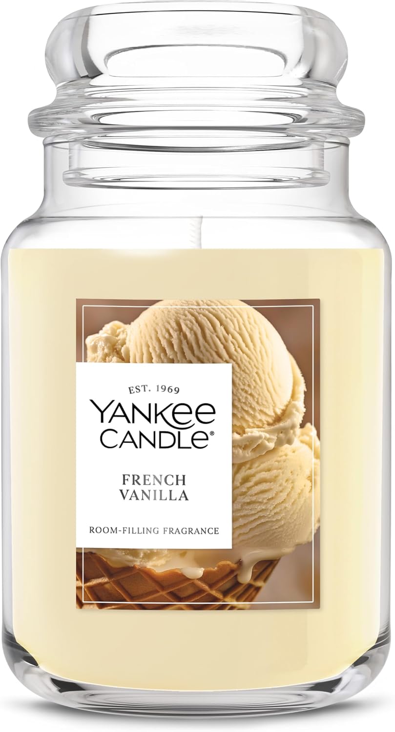 Yankee Candle Vanilla Cupcake Scented Candle, 22oz Large Jar