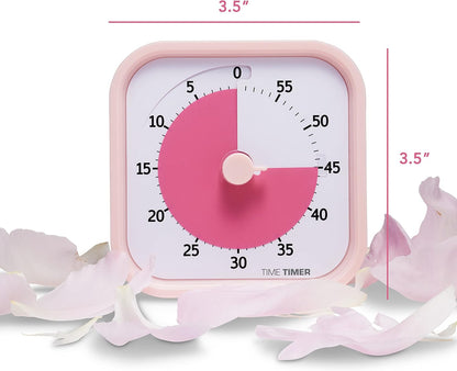 Time Timer MOD 60-Minute Visual Timer, Home Edition, Silent Operation, Study Tool for Homeschool and Office Use (Pale Shale)