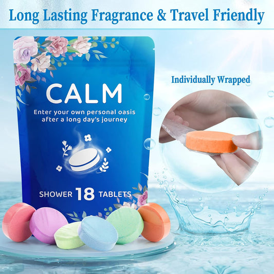 18-Pack Shower Steamers Aromatherapy, Variety Shower Tablets