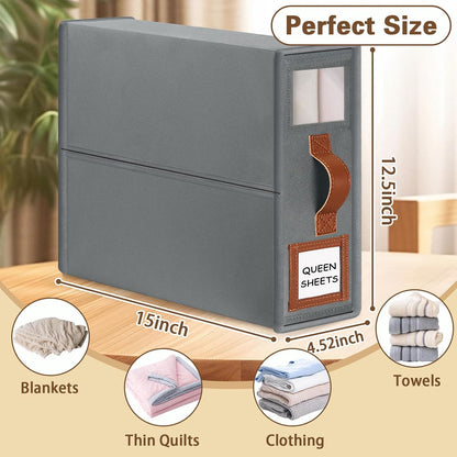 GhvyenntteS Bed Sheet Organizers and Storage, Closet Organizer