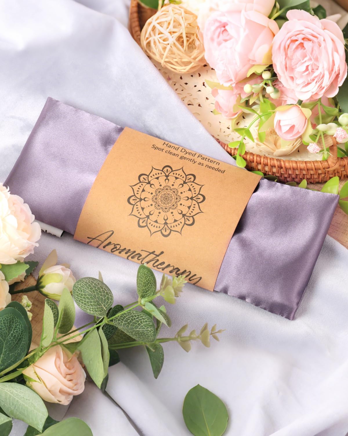 Hihealer Weighted Eye Mask for Sleeping, Lavender Eye Pillow for Spa Yoga