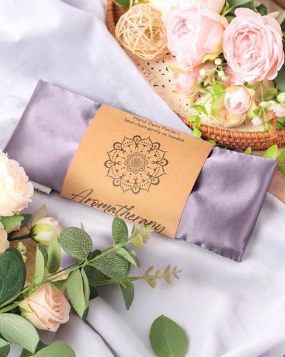 Hihealer Weighted Eye Mask for Sleeping, Lavender Eye Pillow for Spa Yoga