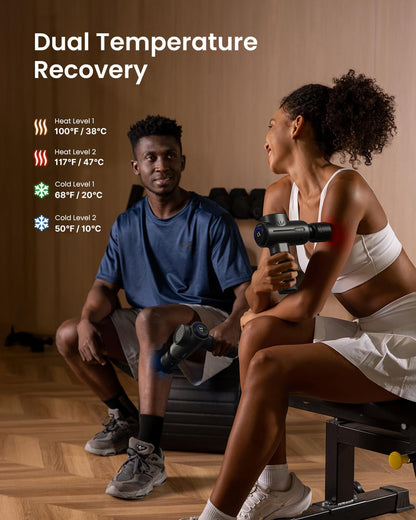 RENPHO Active+ Massage Gun, App-Controlled Guided Courses, Bluetooth