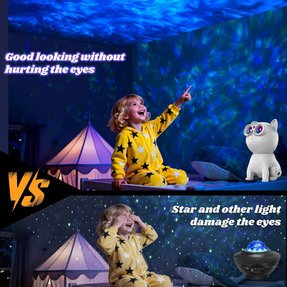 Galaxy Projector for Bedroom, Galaxy Light Projector with 41 Lighting Modes, Starry Nebula Ceiling Night Light with Timer and Remote, Room Decor, for Christmas, Birthdays