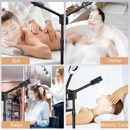 Winado 2 in 1 Facial Steamer with 5X Magnification Light, Deep Cleaning