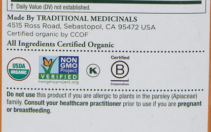 Traditional Medicinals Tea, Organic Triple Mint - Supports Healthy Digestion - Kosher, Non-GMO, Caffeine-Free - 16 Tea Bags