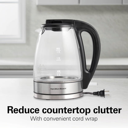 Hamilton Beach 1.8 Liter Electric Tea Kettle, Water Boiler & Heater