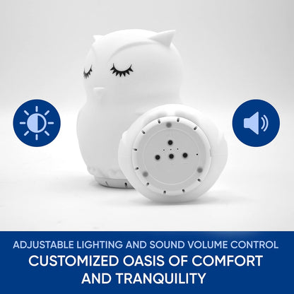 Rainlax Mindfulness Breathing Owl, 4-7-8 Guided Visual Meditation Light