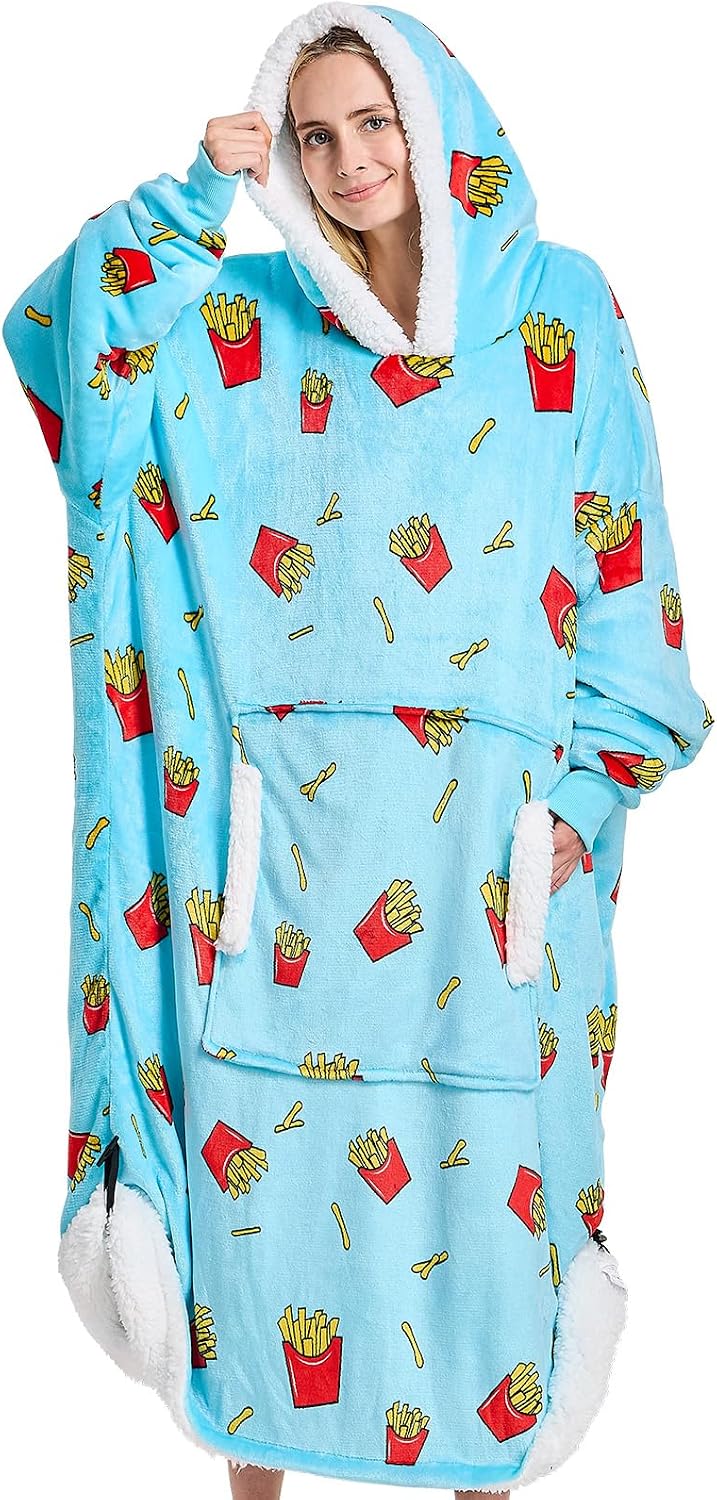 yescool Wearable Blanket Hoodie as Christmas Birthday Gifts for Women Mom - Colors A