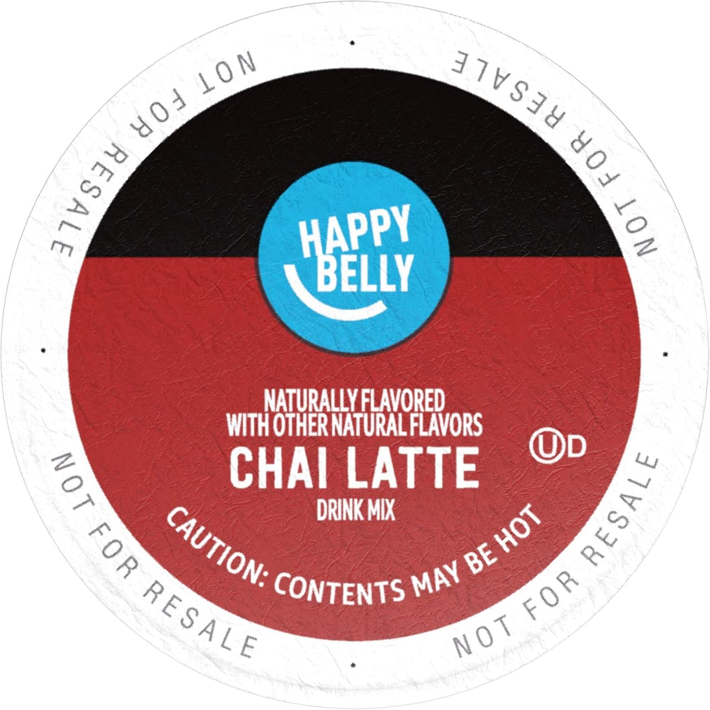 Amazon Brand - Happy Belly Tea Pods Compatible with 2.0 K-Cup Brewers, Chai Latte, 24 Count (Previously Solimo)