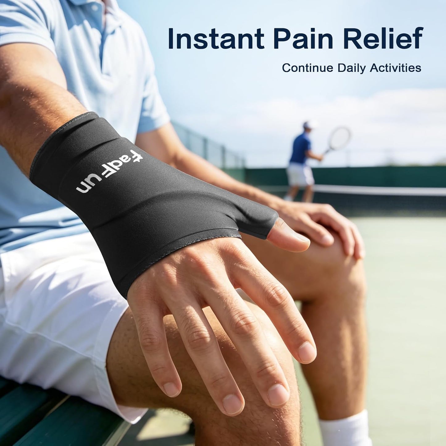 FadFun Ankle Ice Pack Wrap for Swelling,Cold/Hot Therapy Ice Socks for Feet,Reusable Gel Ice Compression Socks,for Soothe Plantar Fasciitis,Achilles Tendonitis,Sprained,Pain Relief,for Women & Men