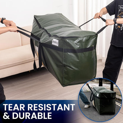 TAILI 69 Gallon Extra Large Storage Bags with Visible Window,Blue