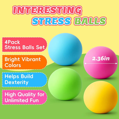 36 Pack Stress Balls, Squishy Balls, Squishy Fidget Stress Relief