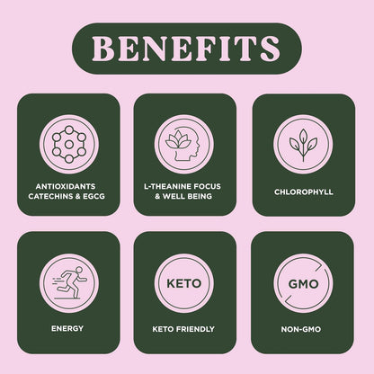 The Harmony Matcha Vanilla (10 Sticks) Premium Sweetened Japanese Matcha Powder, Rich in Antioxidants & L-Theanine, Dairy, Gluten, & Preservative Free, Serve Hot or Iced