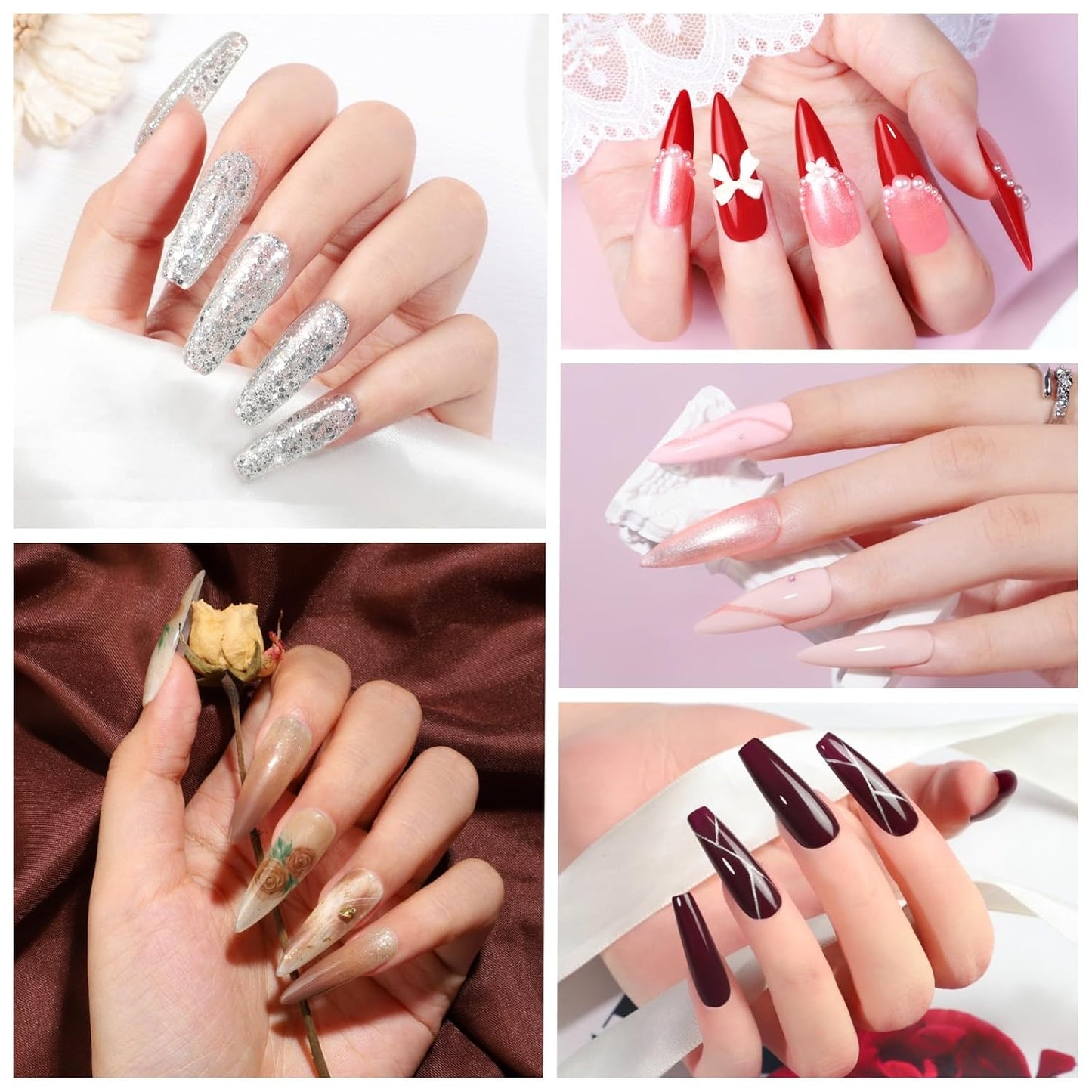 COSCELIA 53pcs Gel Nail Polish Kit with U V light and Drill Starter Kit 35 Colors Gel Nail Polish with 5pcs Top Base Coat Nail Art Professional Gel Manicure Kits Gifts for Women Teens Girls