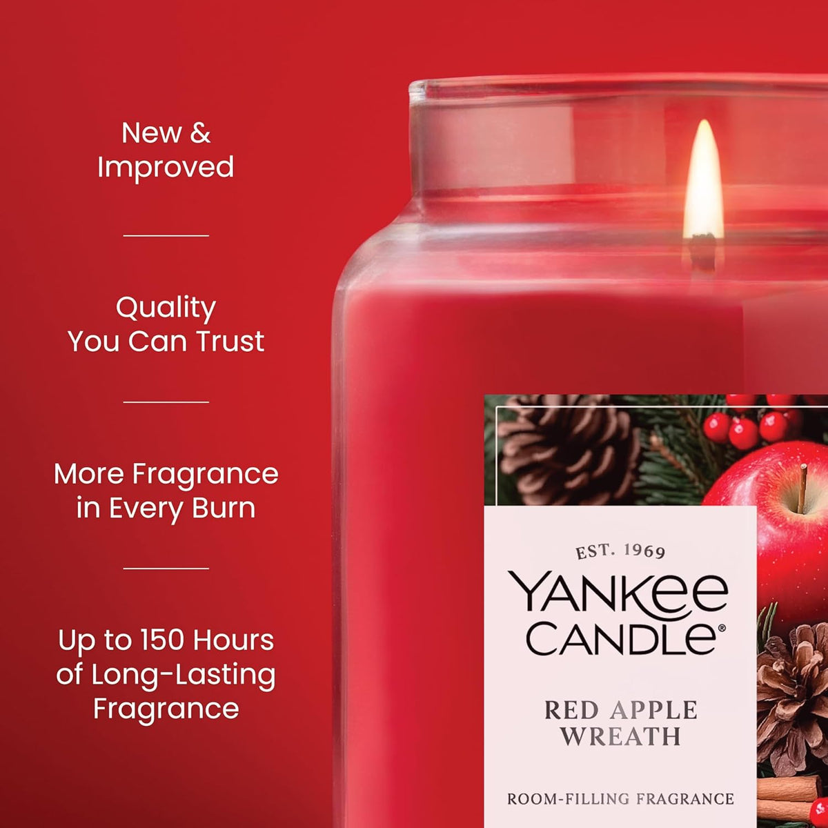 Yankee Candle Balsam & Cedar Scented Candle, 22oz Large Jar