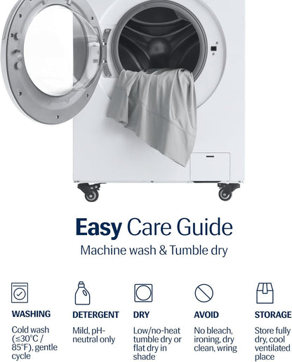 REST® Evercool®+ Cooling Pillowcases for Hot Sleepers, Standard, 2PCS