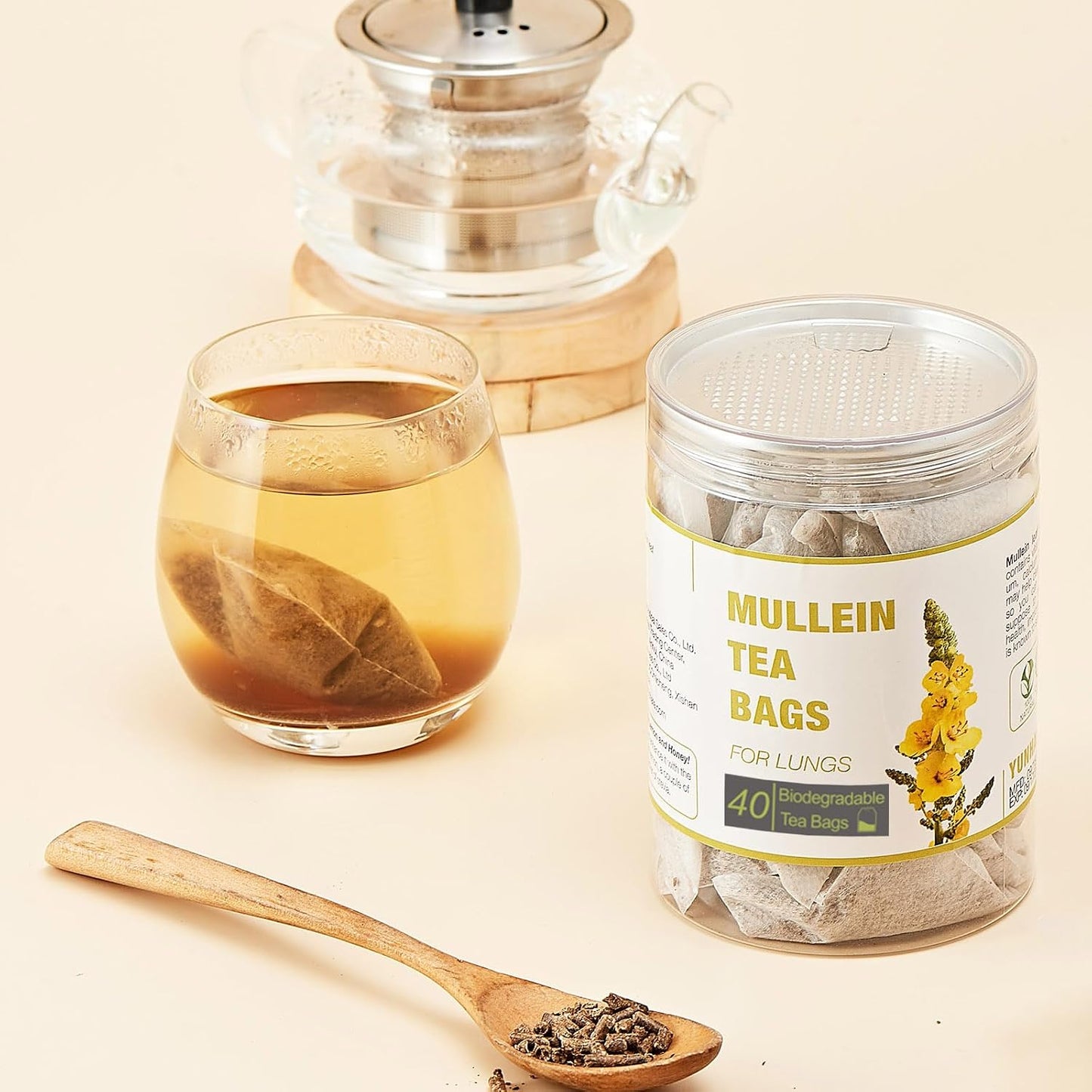 50 Milk Thistle Tea Bags for Detox Cleanse & Repair| Thorne Milk Thistle Herbal Tea for Support