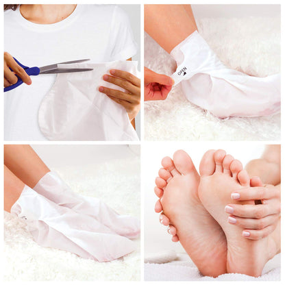2 Pairs Foot Peel Mask Exfoliant for Soft Feet in 1-2 Weeks, Exfoliating Booties for Peeling Off Calluses & Dead Skin, For Men & Women Lavender by BEALUZ