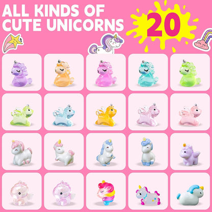 20 Pack Bath Bombs for Kids with Surprise Inside Bubble Bath Toys Organic Natural Bath Bombs Set Easter Basket Stuffers Birthday Christmas Gift for Kids 3 4 5 6 7 8 Years Old Boys Toddlers Girls
