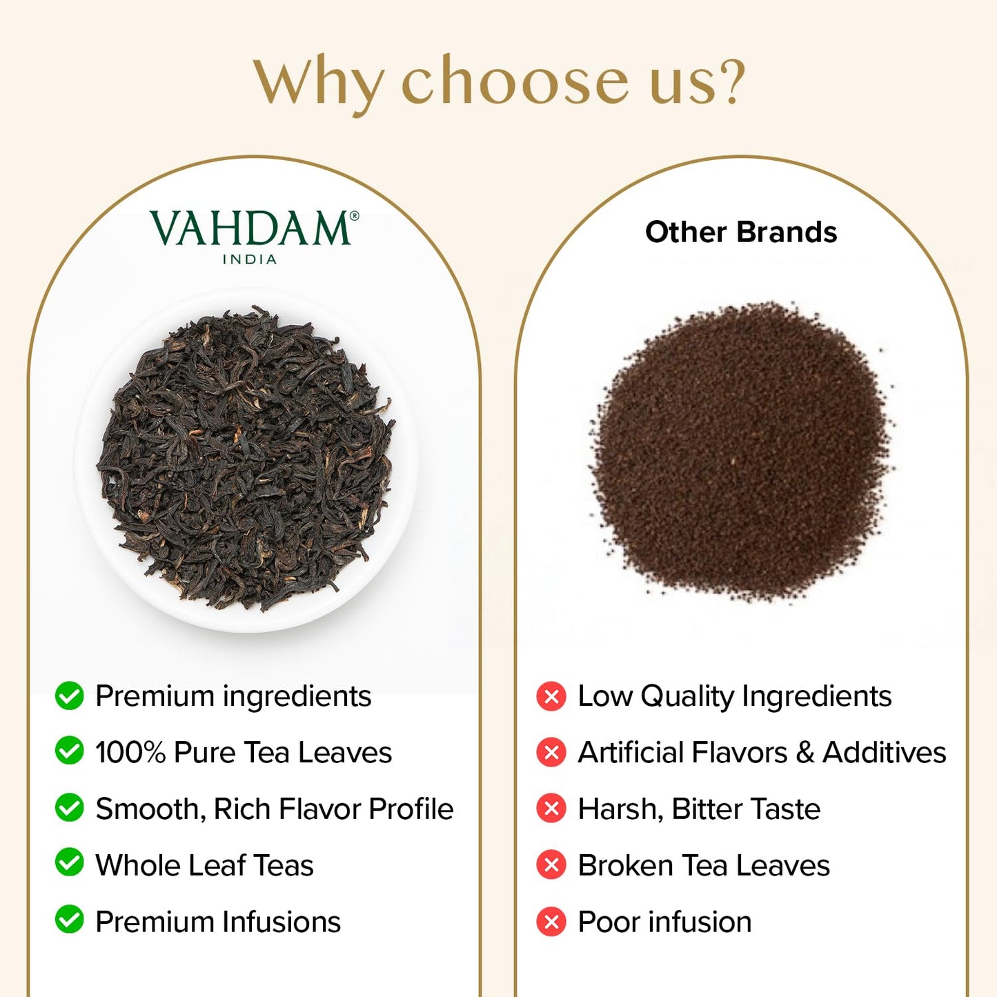VAHDAM Instant Chai Latte - 10 Sachets (7.7 Oz / 220g) | Authentic Indian Chai with Natural Spices | Just Add Water, No Steeping Required | Creamy Chai Latte Anytime