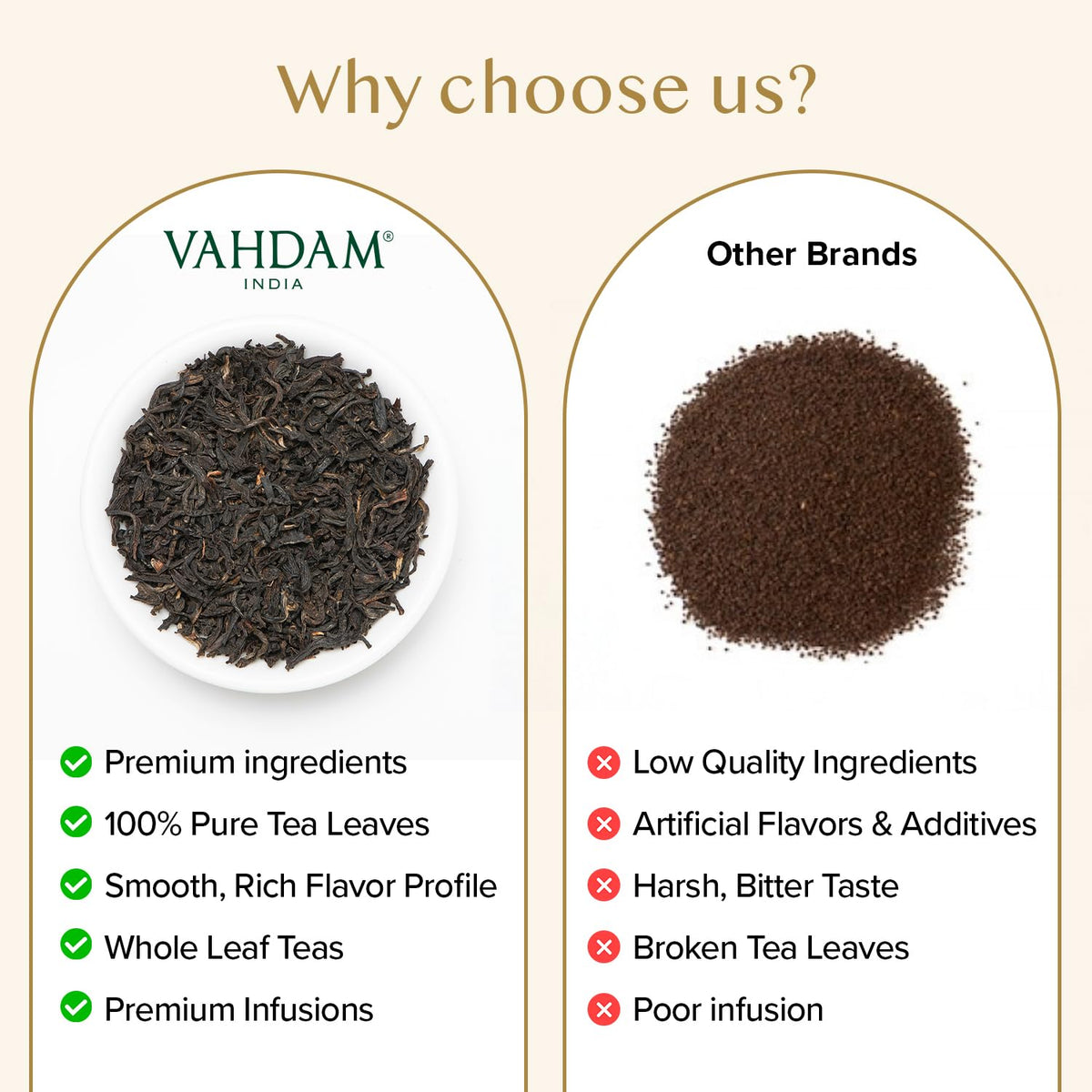 VAHDAM Instant Chai Latte(7.7oz|10 Sachets) Authentic Indian Chai Tea