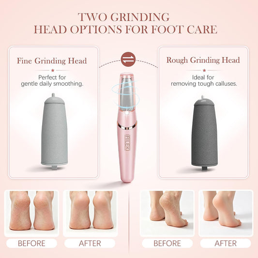 Upgraded Electric Callus Removers for Feet, Electric Foot Callus Remover, Rechargeable Portable Electronic Foot File Pedicure Tools, Professional Pedi Feet Care for Dry/Dead Skin, for Feet & Hands