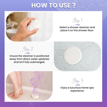 Shower Steamers Aromatherapy 8 Pack - Shower Bombs with Natural Essential Oils, Gifts for Women Mom Wife Men, Birthday Gifts for Women,Self Care, Relaxation, Home Spa, Travel Essentials