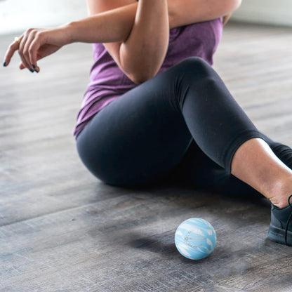 Massage Ball, Lacrosse Ball for Trigger Point Therapy, Deep Tissue, Myofascial Release, Sore Muscle Relief Massager for Neck, Shoulder, Back, Legs, Foot or Muscle Tension - Blue