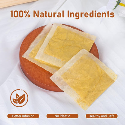 Turmeric Ginger Cinnamon Tea Bag, Natural Ginger Turmeric Herbal Blend Tea