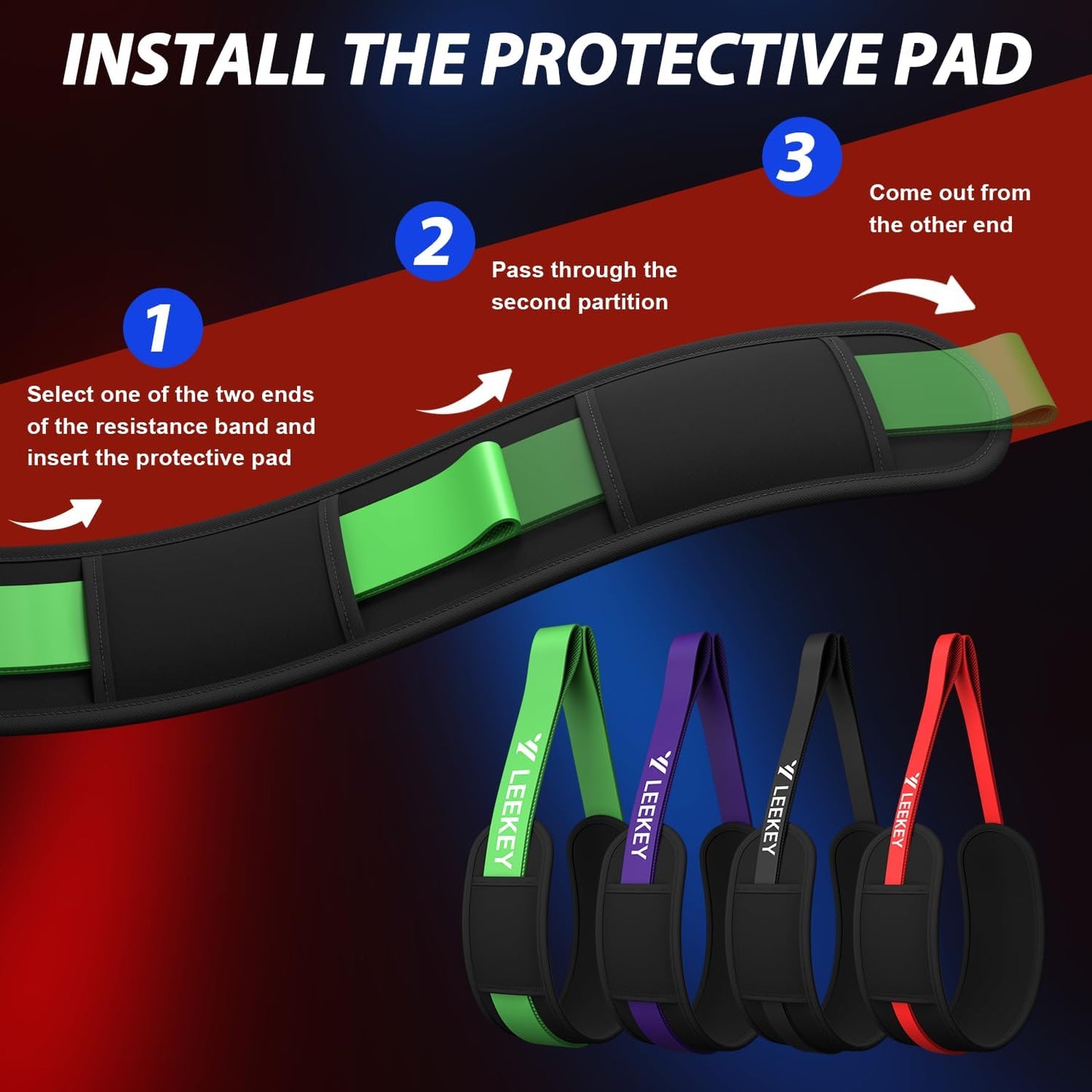 Resistance Bands for Pull Up Assist, Stretch Bands & Exercise Workout Set